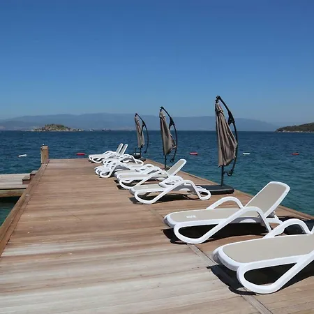 Bodrum Adabuku Luks 2+1 Ozel Plaj Ve Havuzlu Bogazici